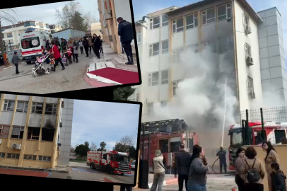 İlkokulda panik anları: Yangın çıktı, öğrenciler tahliye edildi