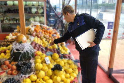 Zabıtadan manav denetemi