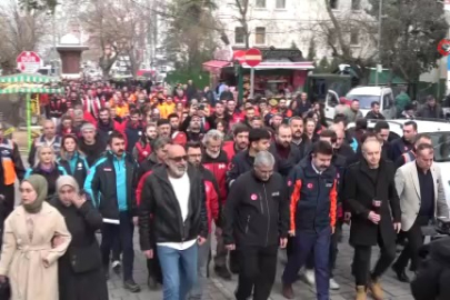 Bursa’da 6 Şubat şehitleri için sessiz yürüyüş