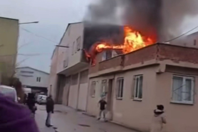 Bursa'da yangın paniği