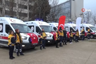 Bursa'ya 17 yeni 112 acil ambulansı