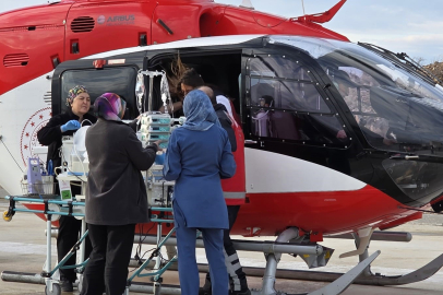 Helikopter Küçük Bebek İçin Havalandı!