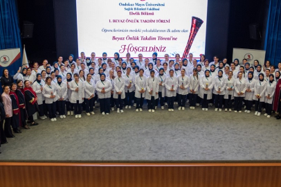 OMÜ'de Beyaz Önlük Takdim Töreni!