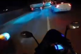 Zincirleme kazaya çarpmaktan son anda kurtuldu!