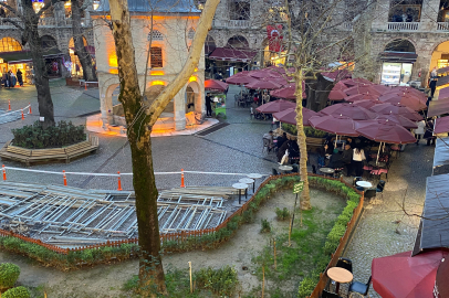 Tarihi Koza Han'da kafeler için yürütmeyi durdurma kararı