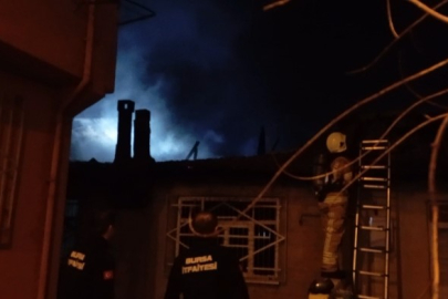 Müstakil evde korkutan yangın