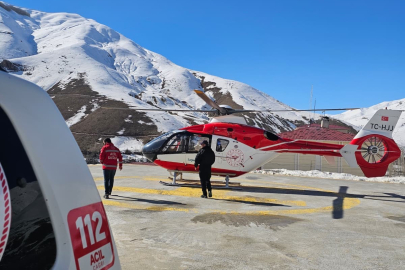 Ambulans Helikopter Genç Adam İçin Havalandı!