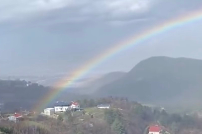 Gökkuşağı Görenleri Hayran Bıraktı!