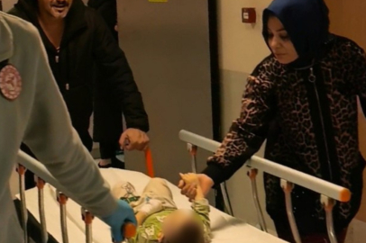 Villanın merdivenlerden düşen 1 yaşındaki çocuk ağır yaralandı