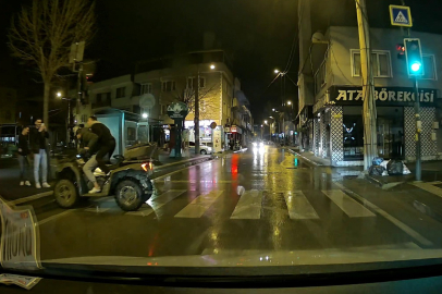 Ana caddeyi drift parkuruna çevirdi