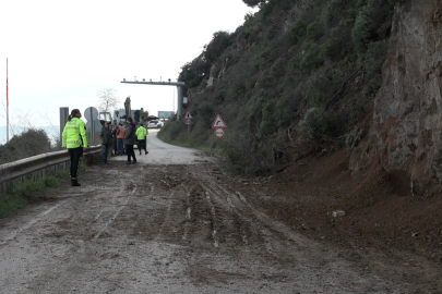 Bursa'da heyelan bölgesi temizlendi