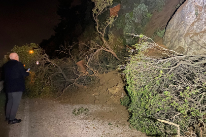 Mudanya'da Toprak Kayması!