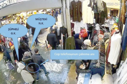 Yankesicinin el çabukluğu izleyenleri şoke etti