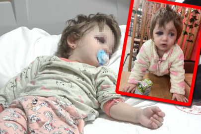 Komşuların gürültü kavgasında 14 aylık bebek hastanelik oldu