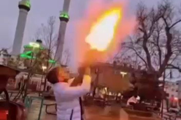 Magandalıkta sınır tanımadı