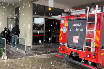 Hastane yemekhanesinde yangın paniği