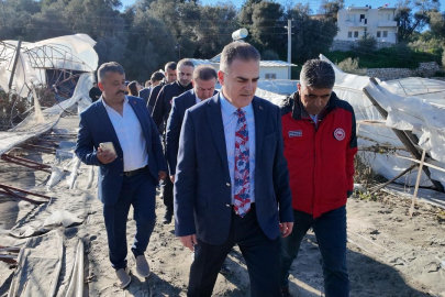 Vali Akbıyık'tan Selde Zarar Gören Çiftçilere Ziyaret!