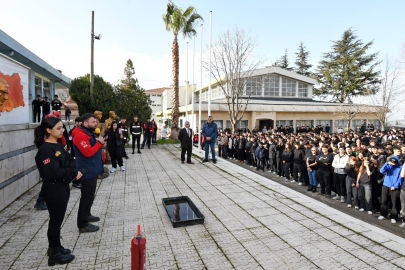 Öğrencilere yönelik afet tatbikatı
