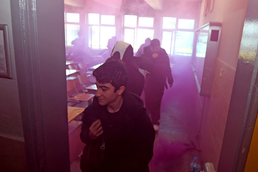 Osmangazi’de gerçeğini aratmayan yangın tatbikatı