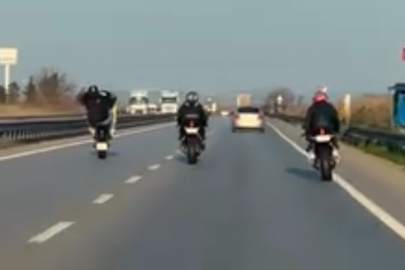 Motosiklet sürücülerinin tehlikeli yolculuğu