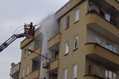 Bursa'da yemek yapılırken çıkan yangın paniğe neden oldu