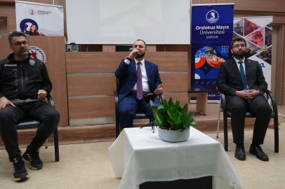 OMÜ’de bağımlılıkla mücadele etkinliği: "Sigara bu yolun emekleme safhası"