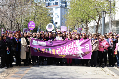 Nilüfer’de 8 Mart yürüyüşü düzenlendi