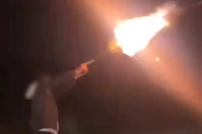 Havaya ateş ettiği anları sosyal medyada paylaşınca gözaltına alındı