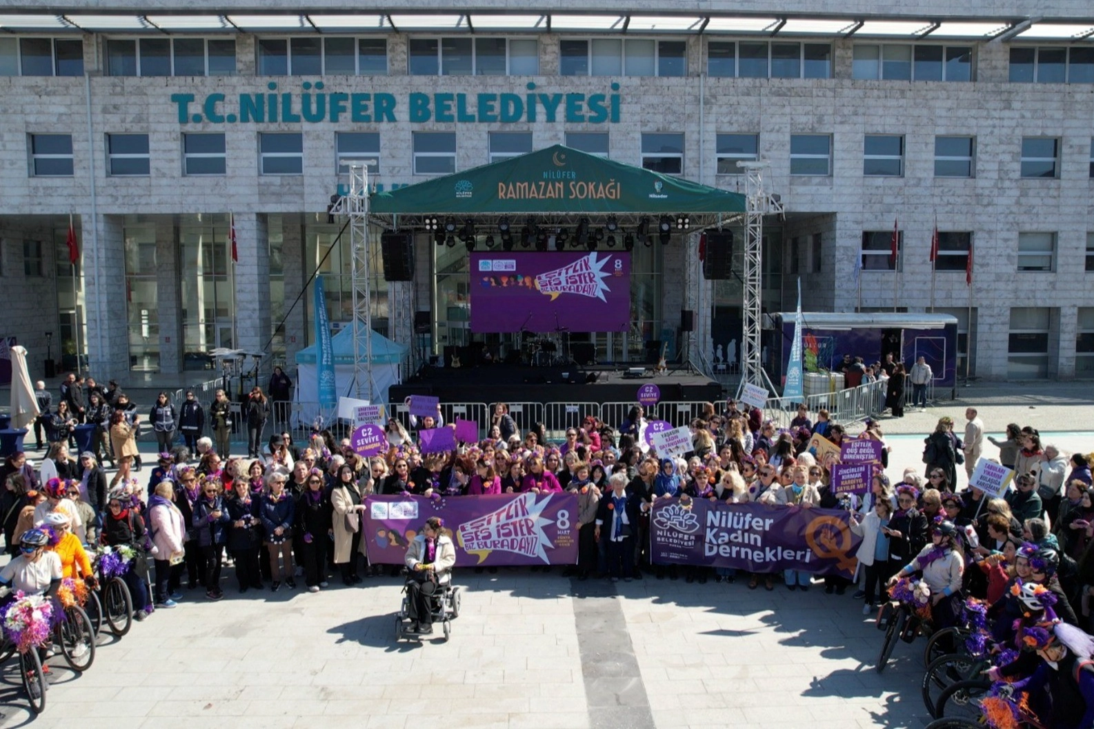 Nilüfer'de kadınlar tek ses oldu