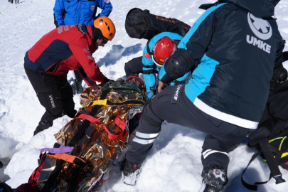 Uludağ'da Nefes Kesen Çığ Tatbikatı