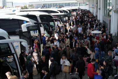 Otobüs seferlerinde bayram yoğunluğu başladı