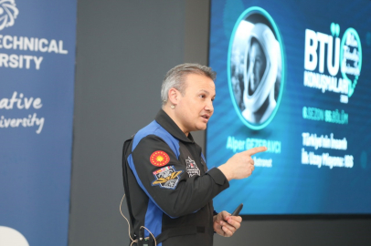 Alper Gezeravcı BTÜ'de uzay yolculuğunu anlattı: "Bu bir başlangıç, hikâyeyi siz yazacaksınız"