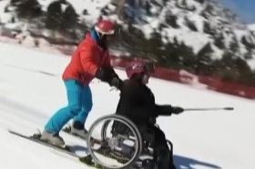 Ayşe Yalçın'ın Kayak Hayali Gerçekleşti