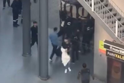 AVM'de iki grup arasında kavga: Güvenlik müdahale etti