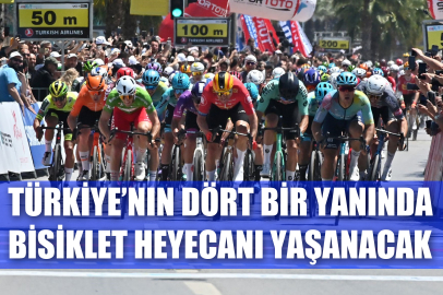 Türkiye’nin dört bir yanında bisiklet heyecanı yaşanacak