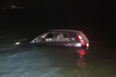 İznik Gölü'ne uçan otomobilde can pazarı