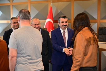 Başkan Yılmaz, çalışanlarla bayramlaştı