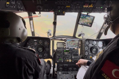 Bursa'da bayram trafiğine helikopterli denetim