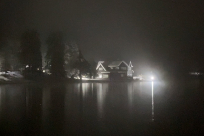 Gölcük Tabiat Parkı’nda Kar Yağışı Başladı