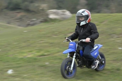 2 yaşında bisiklete binince, hedefini büyüttü