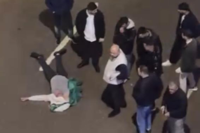 Cadde ortasında dehşet anları