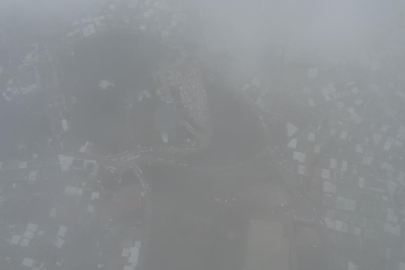 Uludağ'dan inen sis Bursa'yı sardı