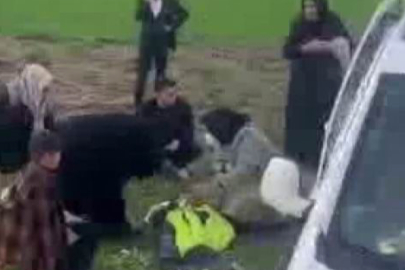 Hafif Ticari Araç Yoldan Çıkarak Takla Attı: 4 Yaralı