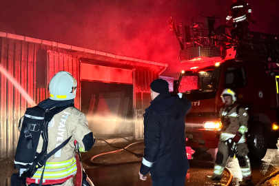 Mobilya Atölyesi Alevlere Teslim Oldu