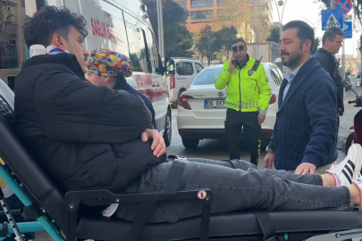 Samsun'da Motosiklet Kazası: 1 Yaralı