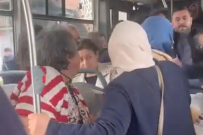 Otobüste kadınlar yer kavgasında şoförün kolunu ısırdı