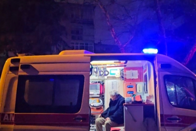 Evin içinde başlayan yangın, binada paniğe sebep oldu