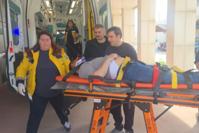 Bursa'da çatıdan düşen usta ağır yaralandı