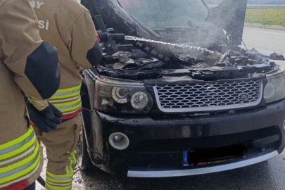 Cipin Motoru Alev Alev Yandı