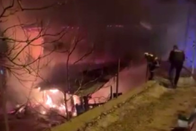 Adana'da Ev ve Ahır Alev Alev Yandı